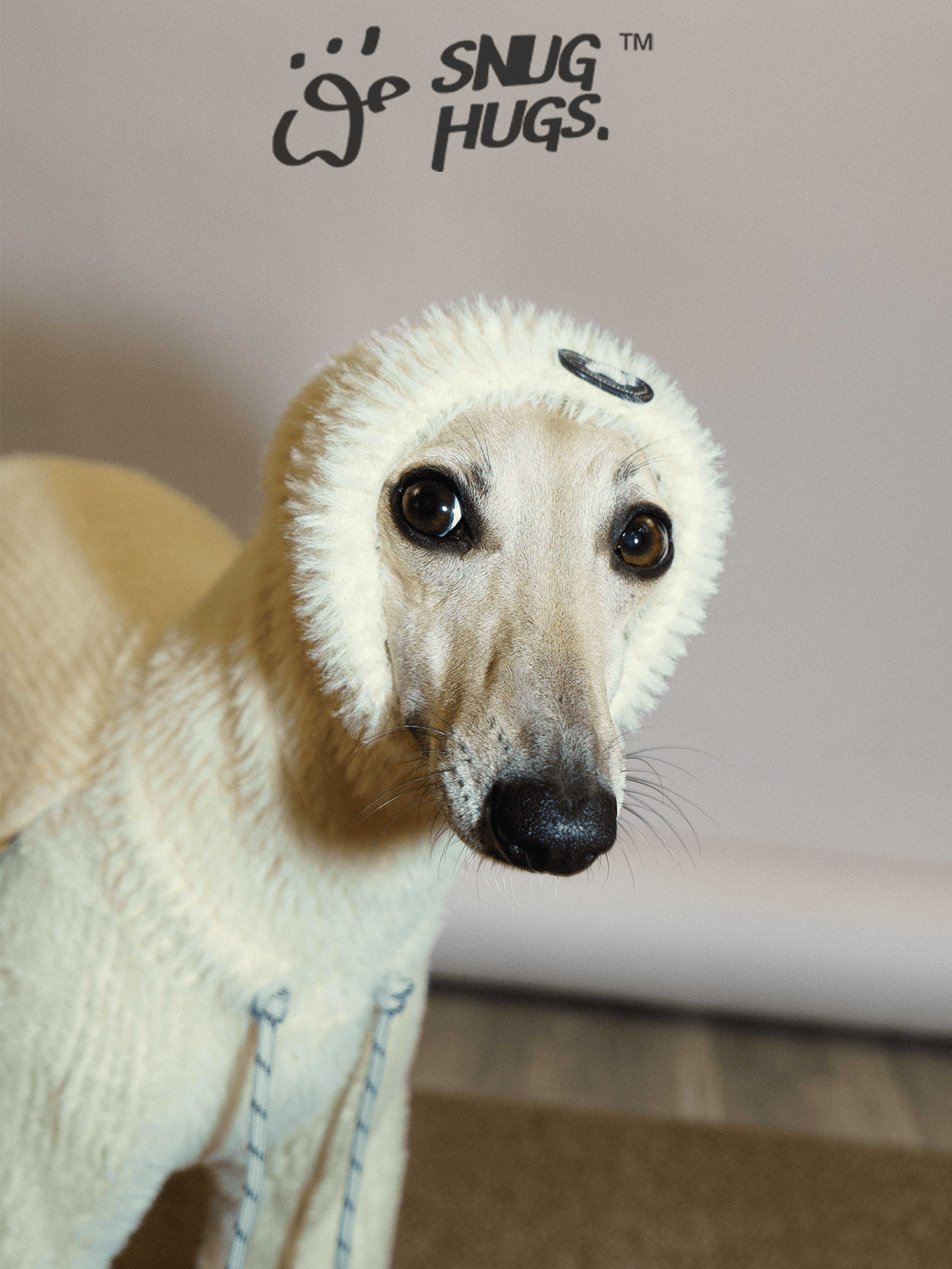 SnugHugs Faux Mink Knit Dog Jumpsuit for Italian Greyhounds & Whippets Sweet Corn 4