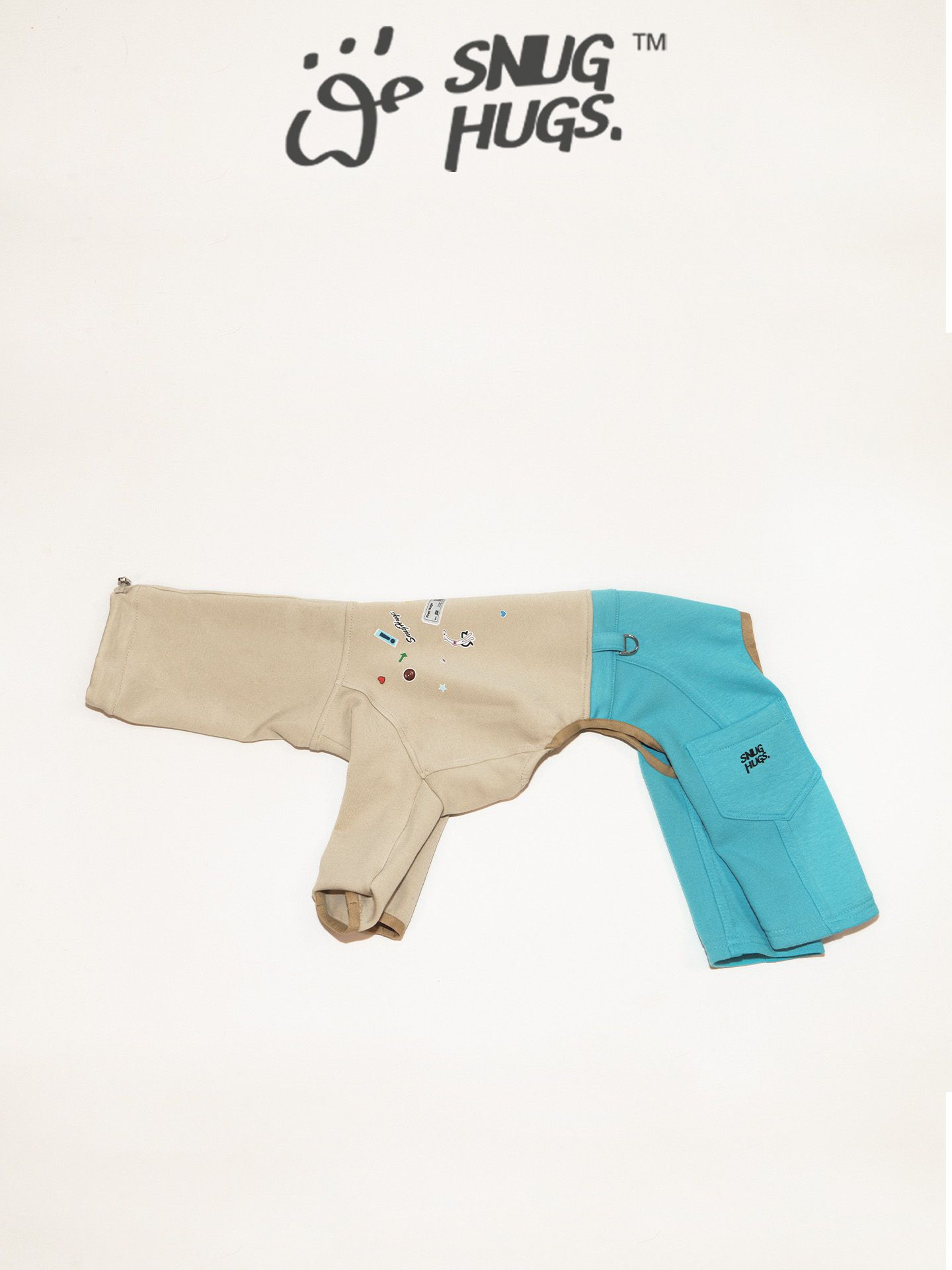 Air-Layer Modal Dog Bodysuit for Italian Greyhounds & Whippets