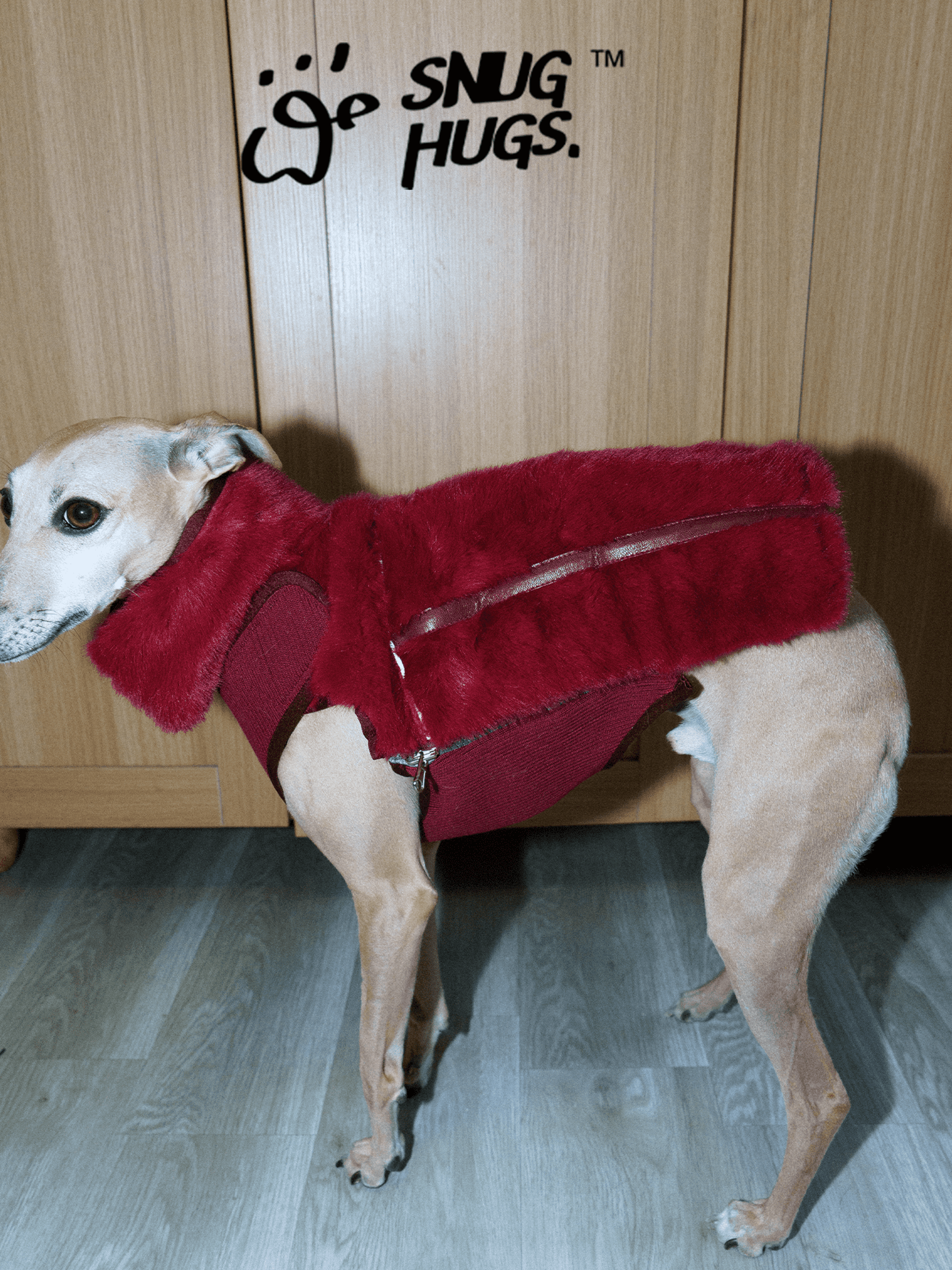 SnugHugs Reversible Insulated Dog Vest with Eco Faux Fur Vintage Lees 2